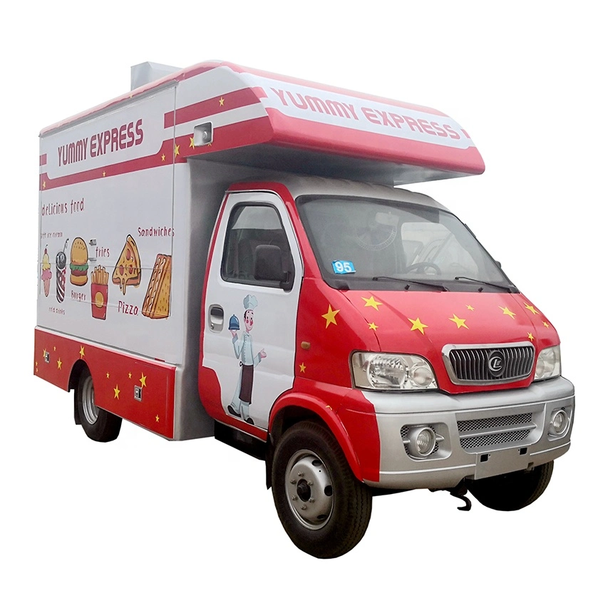 Mobile Street Fast Food Trucks for Selling Breakfast/Snack/Ice Cream on The Street