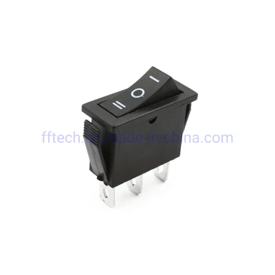 Hot Sale Kcd3 Panel Power Rocker Switch 3 Terminal 3 Position on