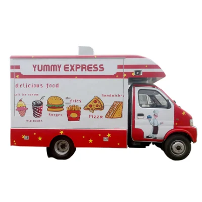 Mobile Street Fast Food Trucks for Selling Breakfast/Snack/Ice Cream on The Street