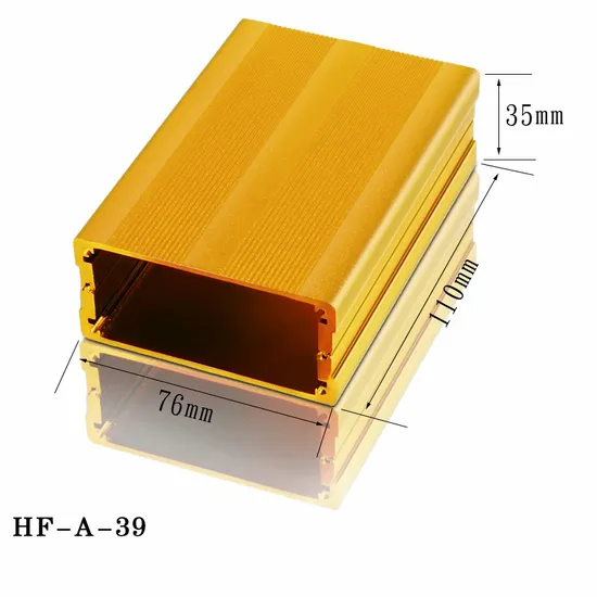 Standard Aluminum Extrusion Enclosure Heat Sink PCB Box
