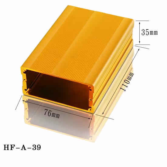 Standard Aluminum Extrusion Enclosure Heat Sink PCB Box