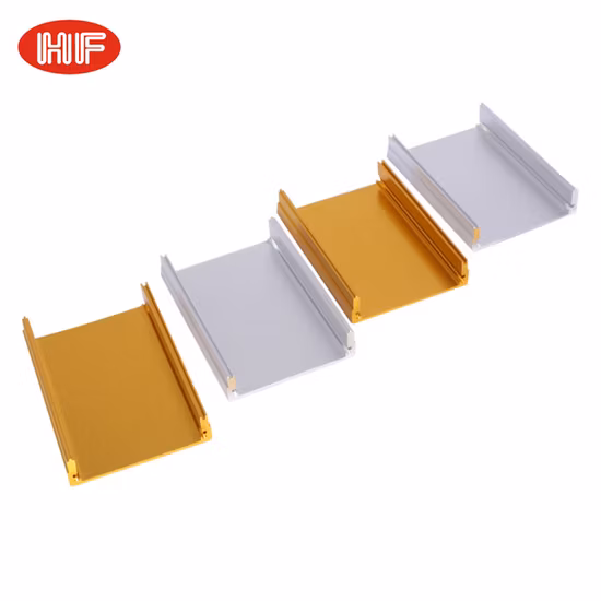 Standard Aluminum Extrusion Enclosure Heat Sink PCB Box