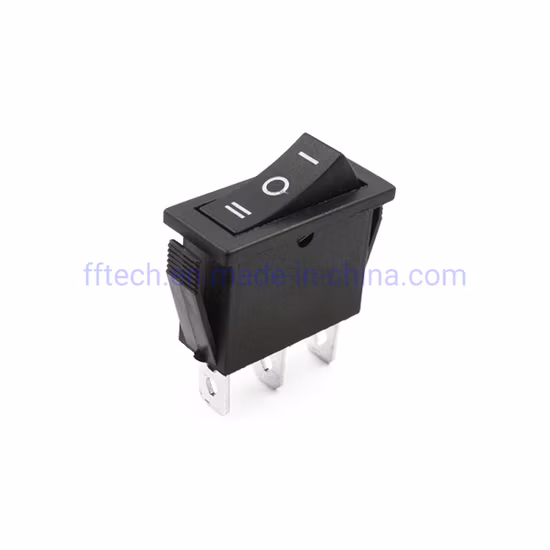Hot Sale Kcd3 Panel Power Rocker Switch 3 Terminal 3 Position on-off-on Waterproof Rocker Switch